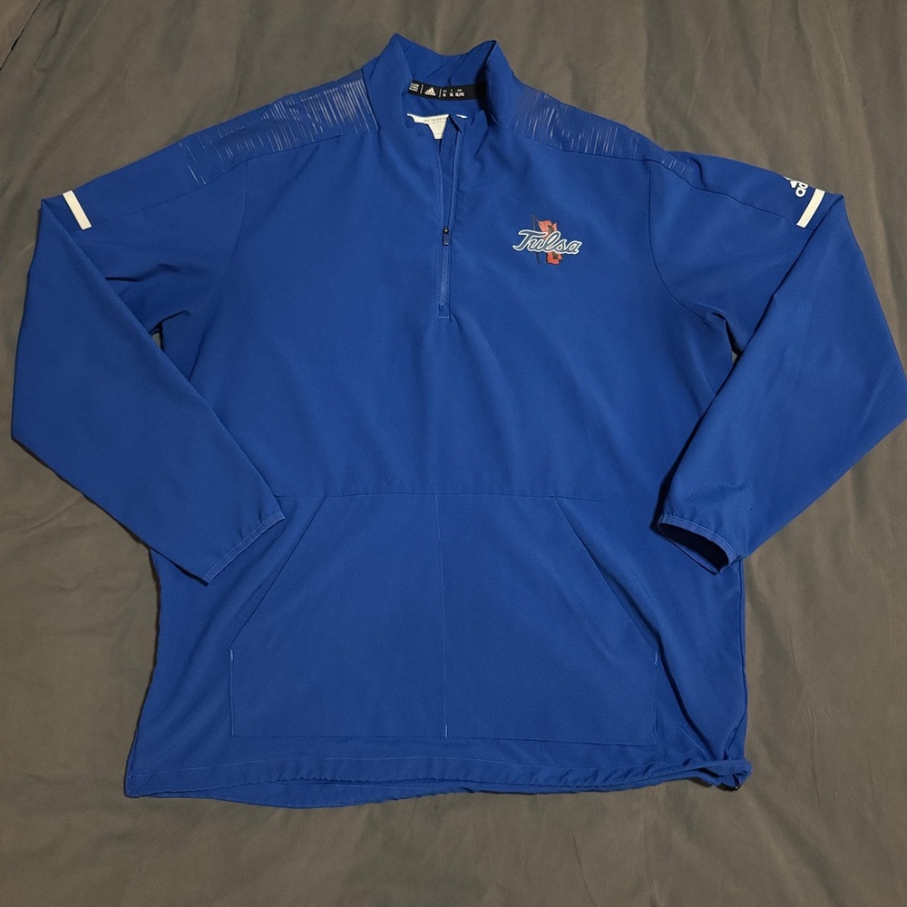 University of Tulsa Adidas Quarter Zip Pullover XL